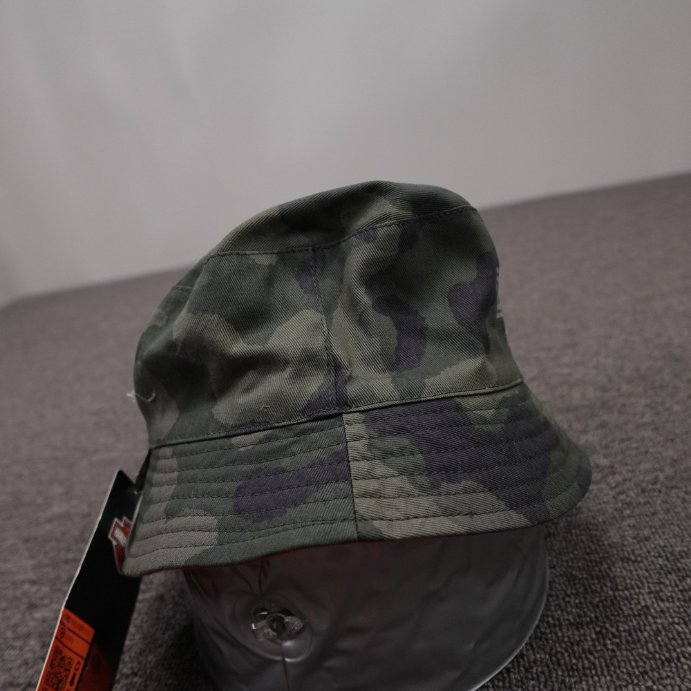 Harley-Davidson Hat Bucket Toddler Boys Small Camo Orange Reversible Logo - Picture 6 of 8